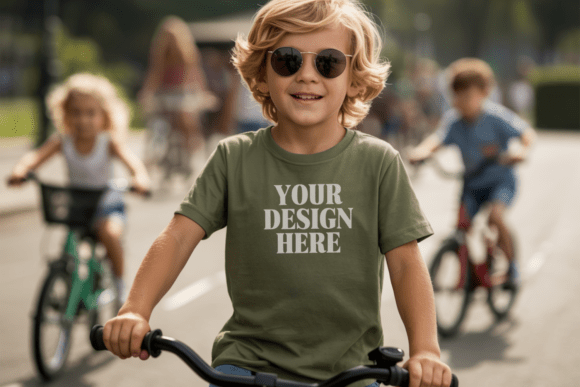 Bella Canvas 3001T Kids Tshirt Mockup: Bring Your Designs to Life
