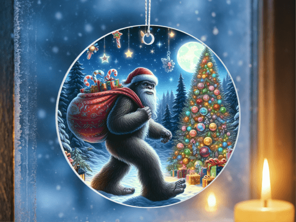 Bigfoot Santa Christmas Gifts Ornament: A Creative Addition to Your Holiday Workflow