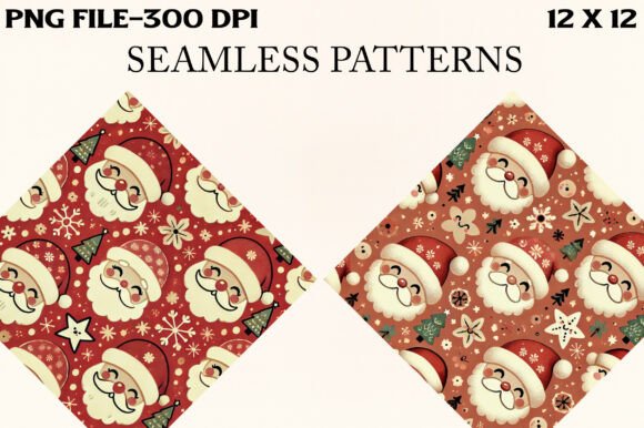 Christmas Seamless Digital Paper Overview