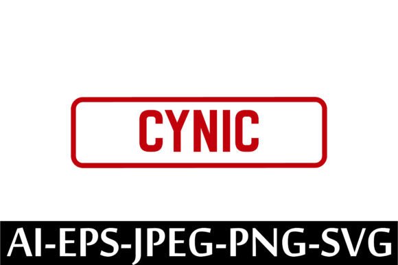 CYNIC Rubber Stamp Design Vector: A Versatile Digital Tool for Creative Professionals