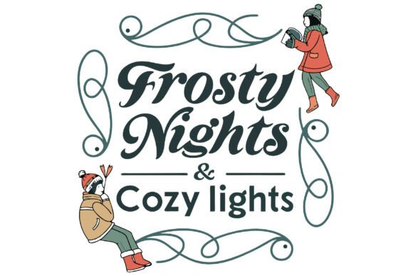 Frosty Nights Cozy Christmas PNG: A Versatile Design for All Your Creative Projects