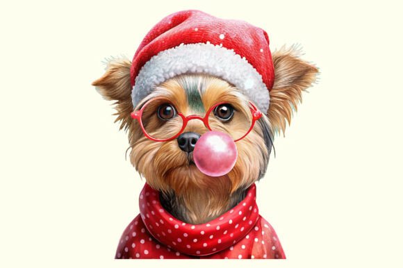 Funny Christmas Dog PNG Clipart: A Creative Holiday Resource for All