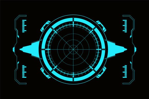 Futuristic Radar HUD Interface: A Vision of Tomorrow’s Digital Experience