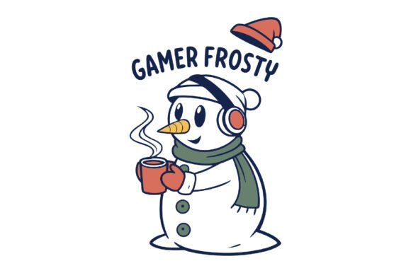 Gamer Frosty Christmas PNG: A Versatile Digital Asset for Creative Projects