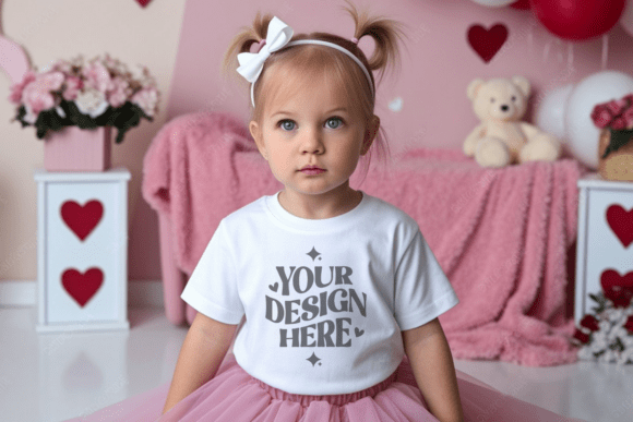 Kid's Valentine's Day Shirt Mockup 44: A Must-Have for Creative Projects