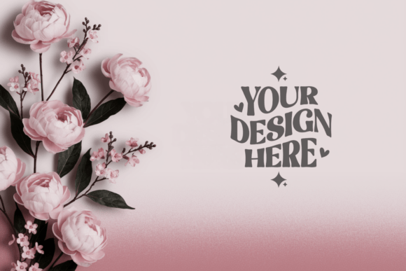 Mother's Day Background Flat Lay Mockup