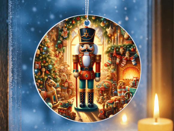 Nutcracker Christmas Toys Ornament PNG: A Versatile Digital Design for Holiday Projects