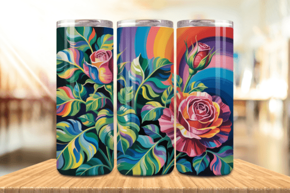 Pastel Rose Flower Valentine Day Tumbler: A Stylish and Practical Choice for Creative Professionals