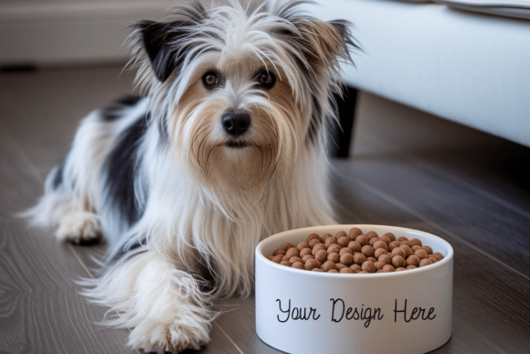 Pet Bowl Mockup, Cat Dog Bowl Mockup 47