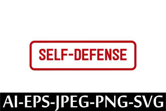 SELF-DEFENSE Rubber Stamp Design Vector: A Versatile Digital Tool