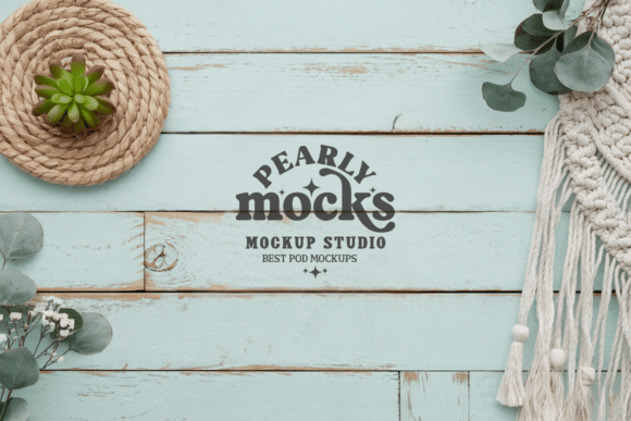 Valentine Background Flat Lay Mockup 14