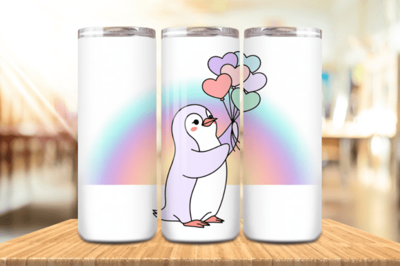 Valentine Day Penguin Tumbler Wrap PNG: A Creative and Practical Design for the Modern World