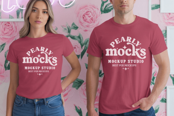 Valentine's Day Couple T-Shirt Mockup 2: A Practical Guide for Designers
