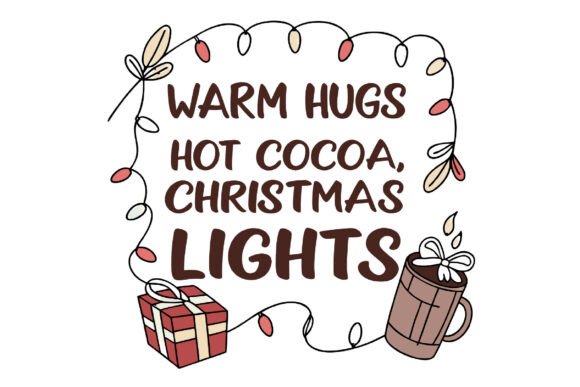 Warm Hugs Hot Cocoa, Christmas PNG: A Versatile Digital Asset for Creative Projects